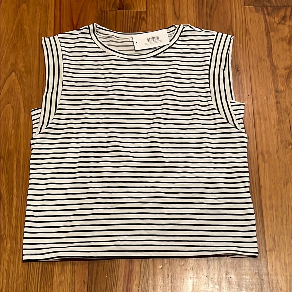 Striped Sleeveless Top